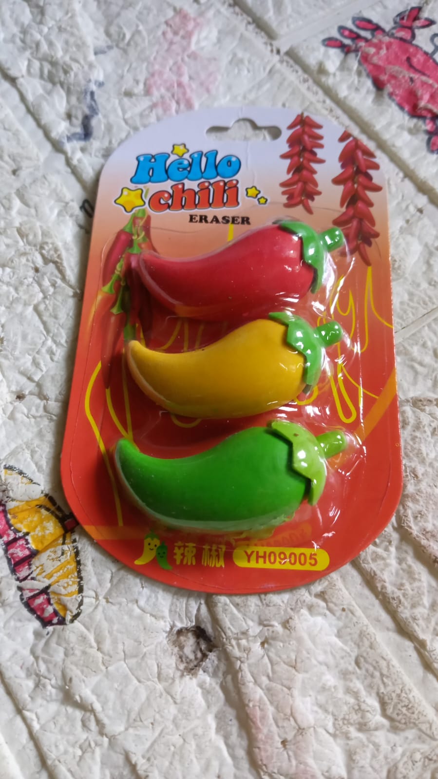 4626 3D Fancy & Stylish Colorful Chili Shape Erasers, Mini Eraser Creative Cute Novelty Eraser for Children Eraser Set for Return Gift, Birthday Party, School Prize, (3 pc Set) 4626 3D Fancy & Stylish Colorful Chili Shape Erasers, Mini Eraser Creative Cute Novelty Eraser for Children Eraser Set for Return Gift, Birthday Party, School Prize, (3 pc Set)